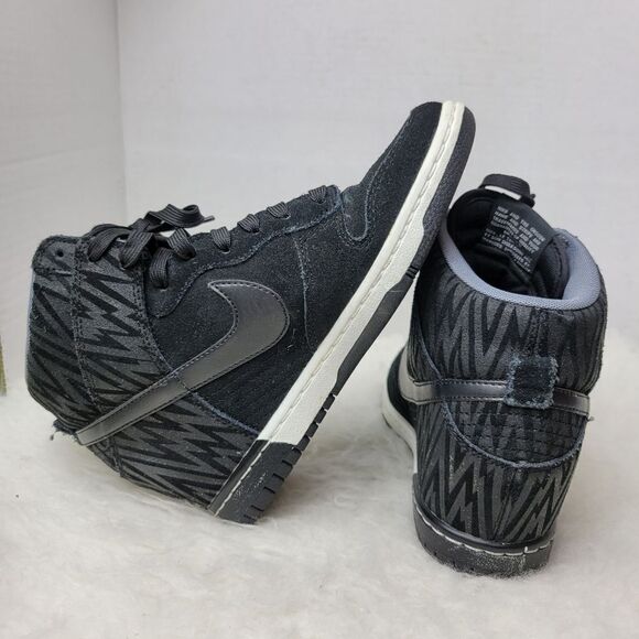Nike Dunk Sky Hi Black White Women's 543258-002 Wedge Sneaker Shoes Size 7 - Picture 5 of 9